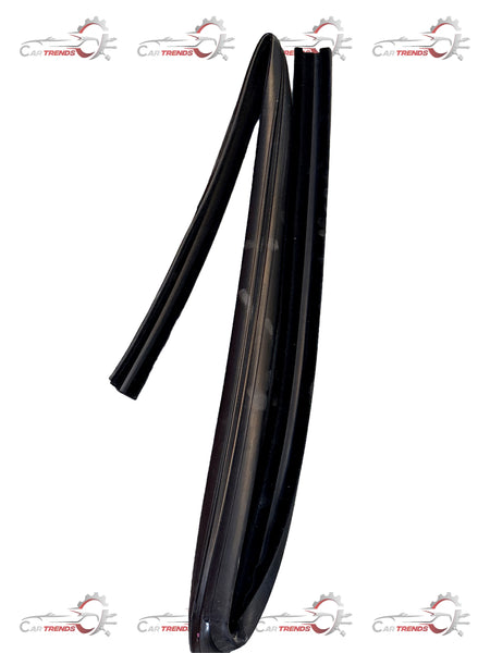 General Motors glass run for the rear right door of Spark J990077L0, showing the rubber weather seal and mounting features.