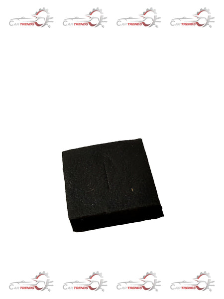 General Motors Grommet Link for Corsa S93237477, close-up of black rubber automotive grommet with metal insert.