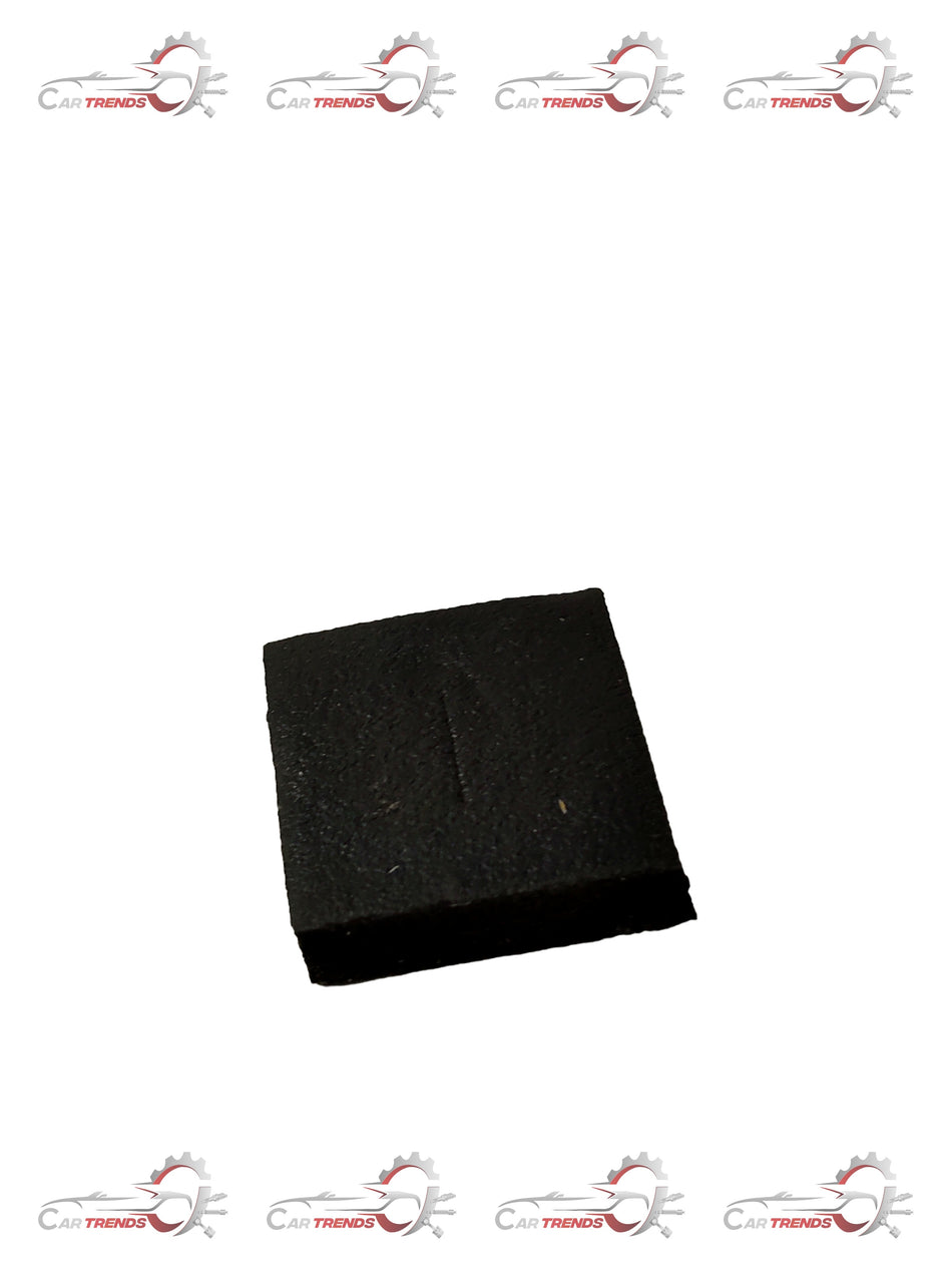 General Motors Grommet Link for Corsa S93237477, close-up of black rubber automotive grommet with metal insert.