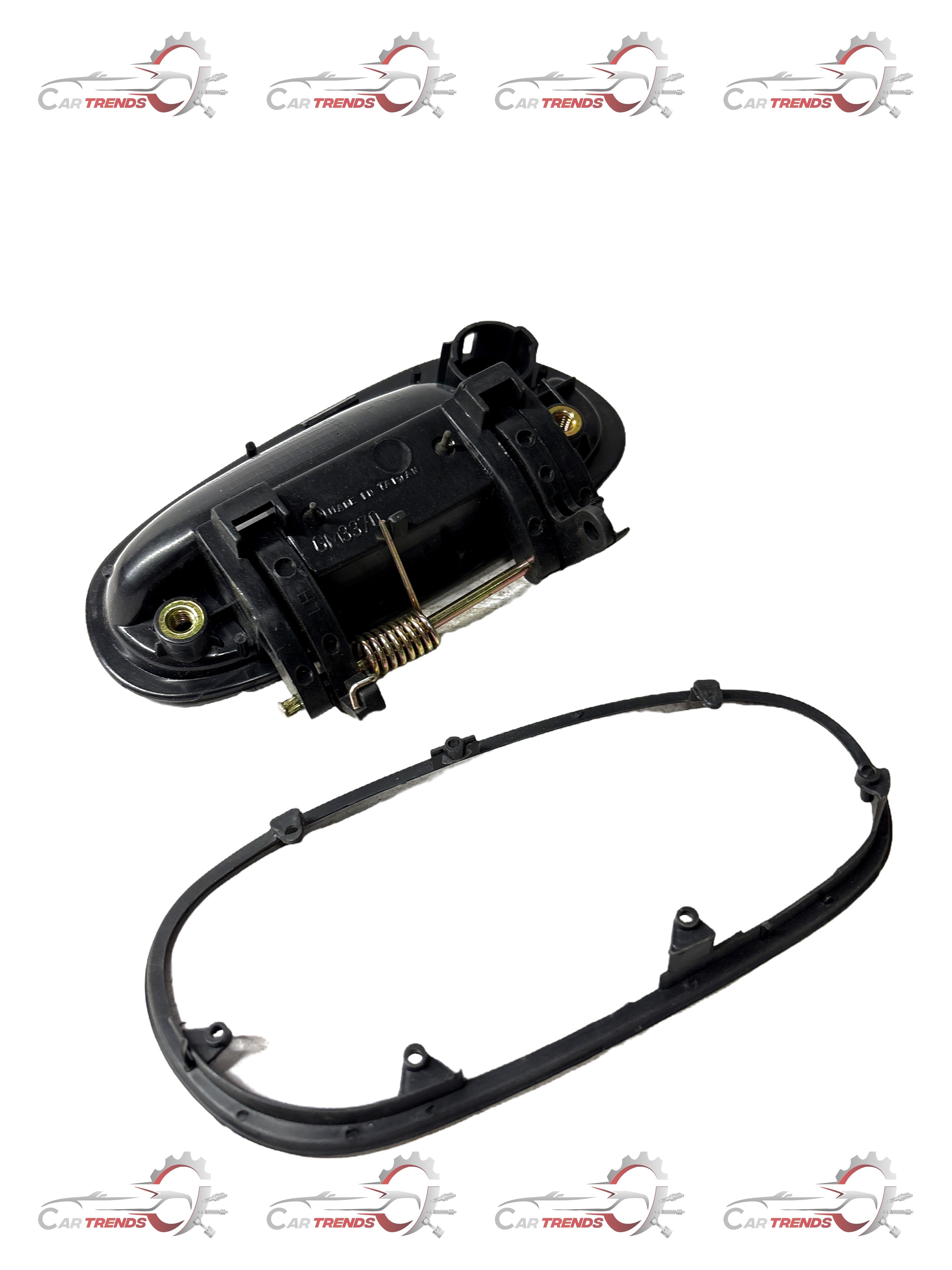 General Motors outside left front door handle for Opel Optra Petrol, showing the black exterior handle design.