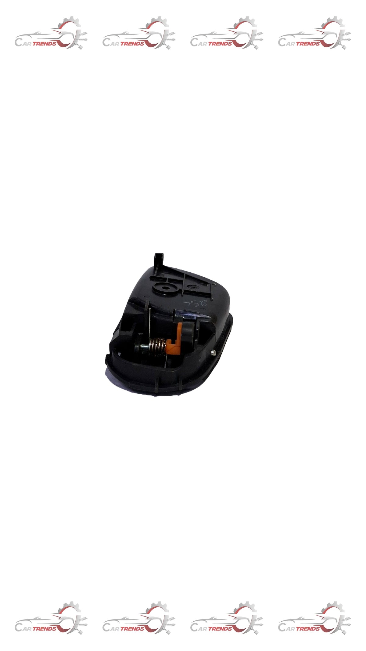 Front left door handle assembly for GM vehicles, compatible with J96690004 model, manufactured by General Motors.