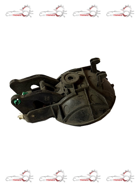 General Motors Aveo/UVA front and rear right door handle, black plastic with mounting points visible.