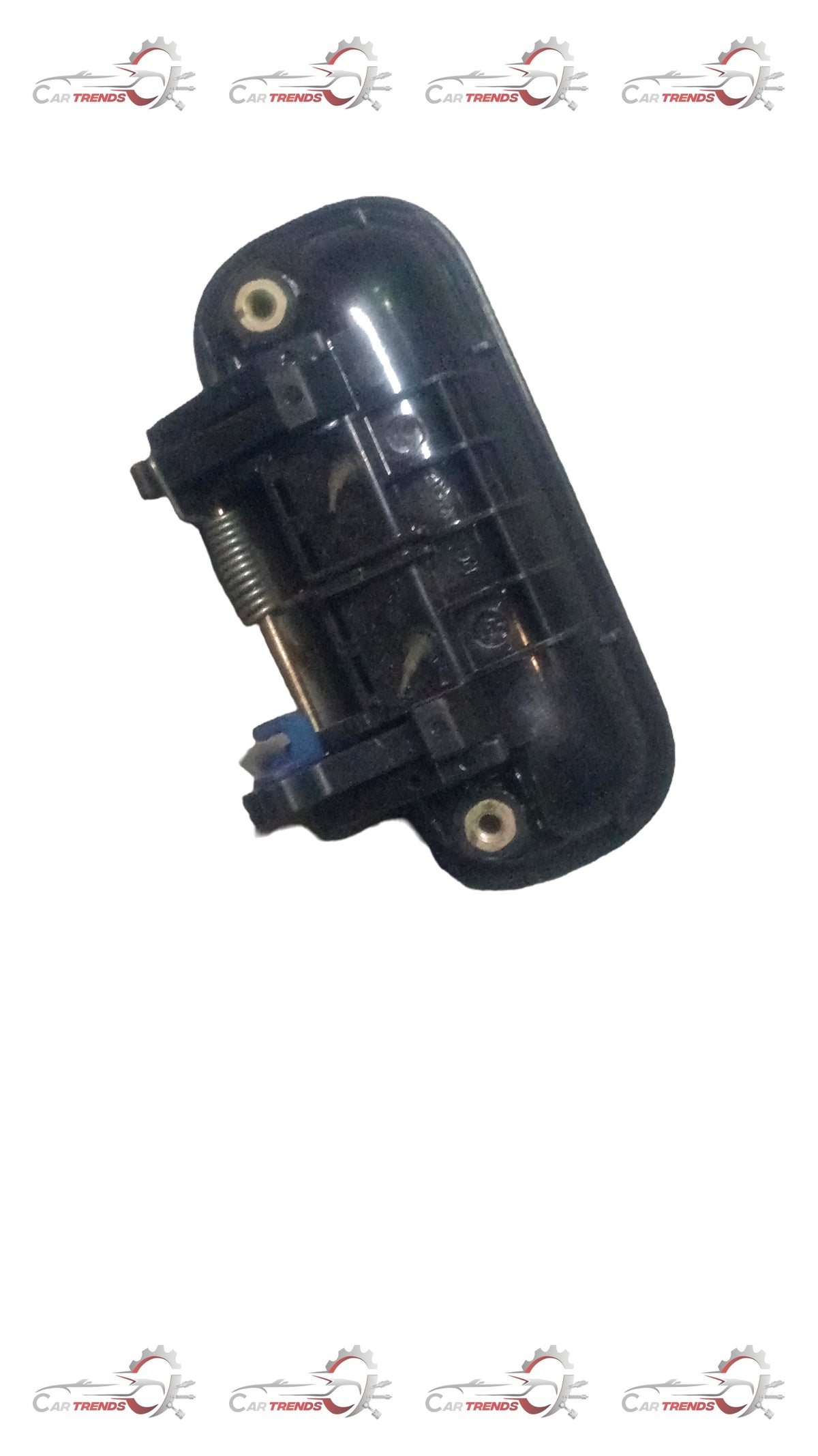 Exterior front door handle for Tavera LH by General Motors, showing a black plastic and metal handle on the vehicle door.