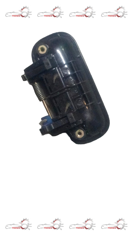 Exterior front door handle for Tavera LH by General Motors, showing a black plastic and metal handle on the vehicle door.