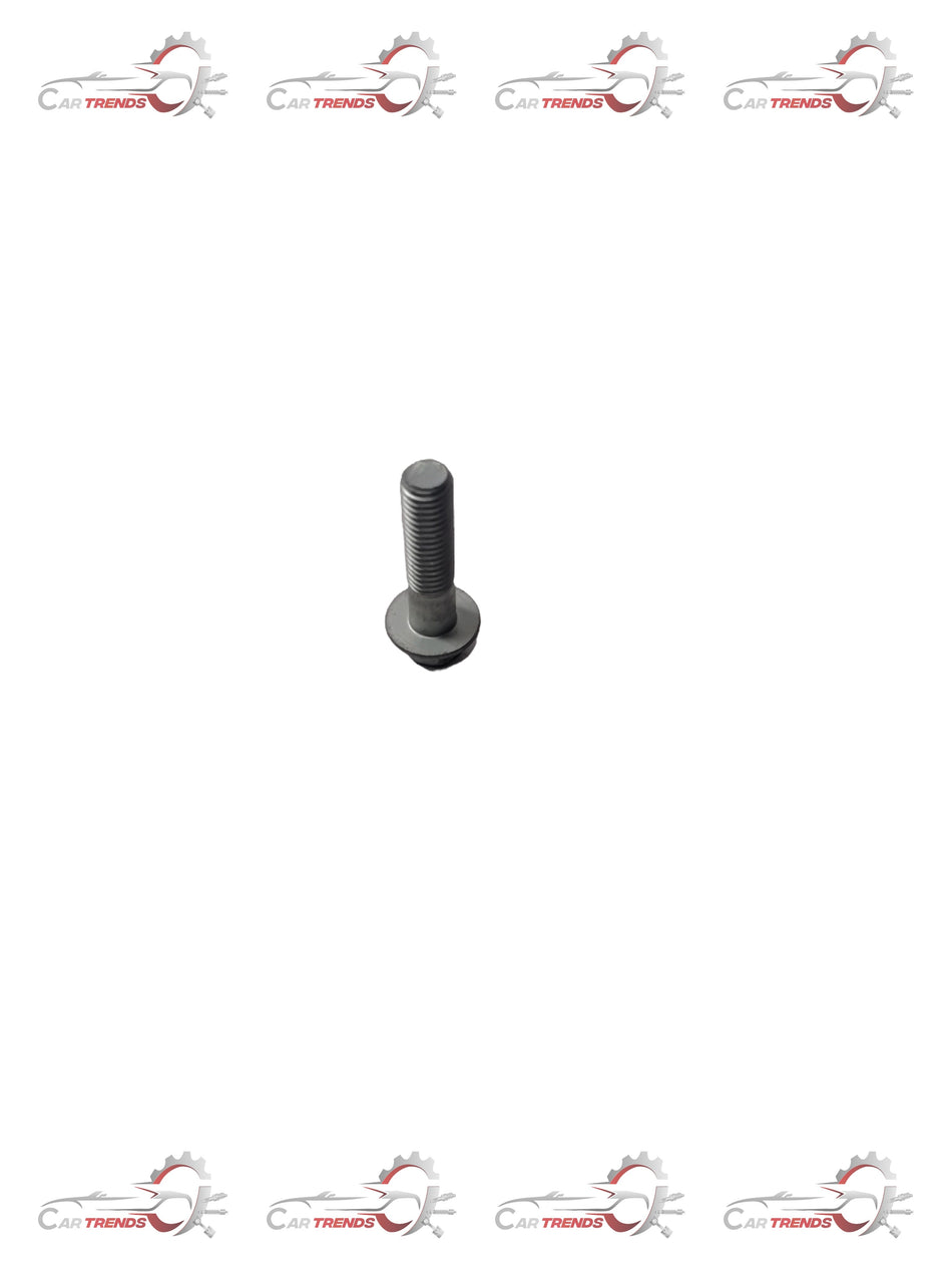 Hex flange bolt M10x40 from General Motors Tavera T28283251, showing the durable metal finish and threading detail.