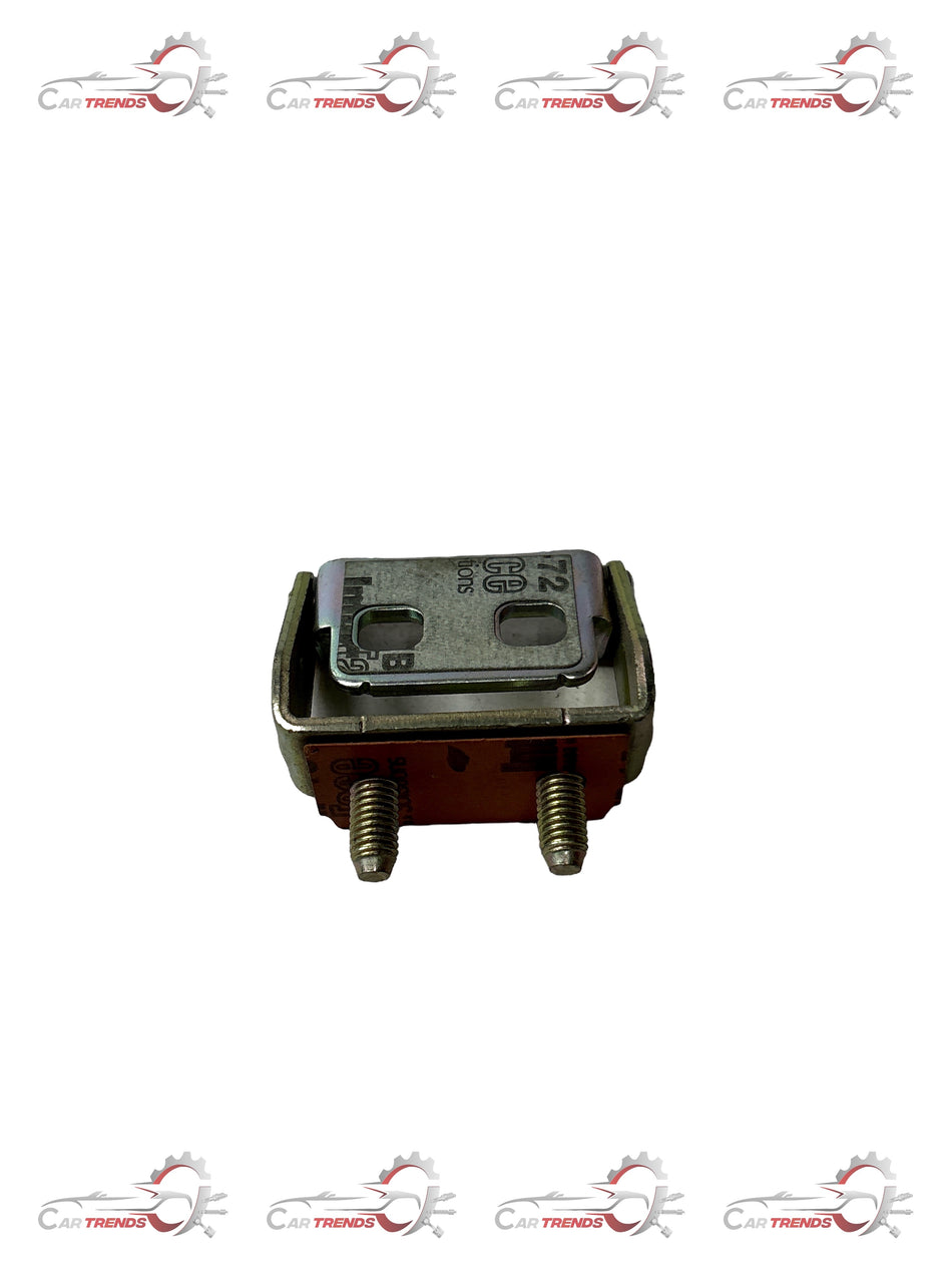 General Motors hinge assembly for left gate on Beat model, part J95947979, showing detailed view of the vehicle gate hinge.