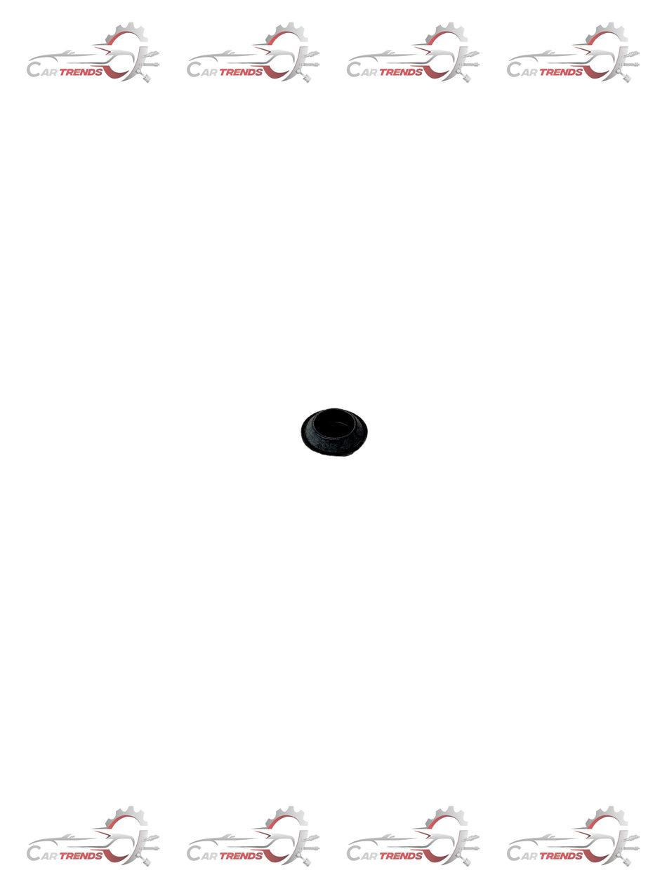 General Motors Aveo hole plug J94535715, close-up view showing black plastic automotive part for vehicle sealing or cover.