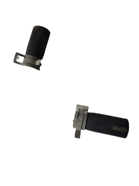 General Motors PCV vacuum hose assembly, auto engine component with black rubber hose and fittings.