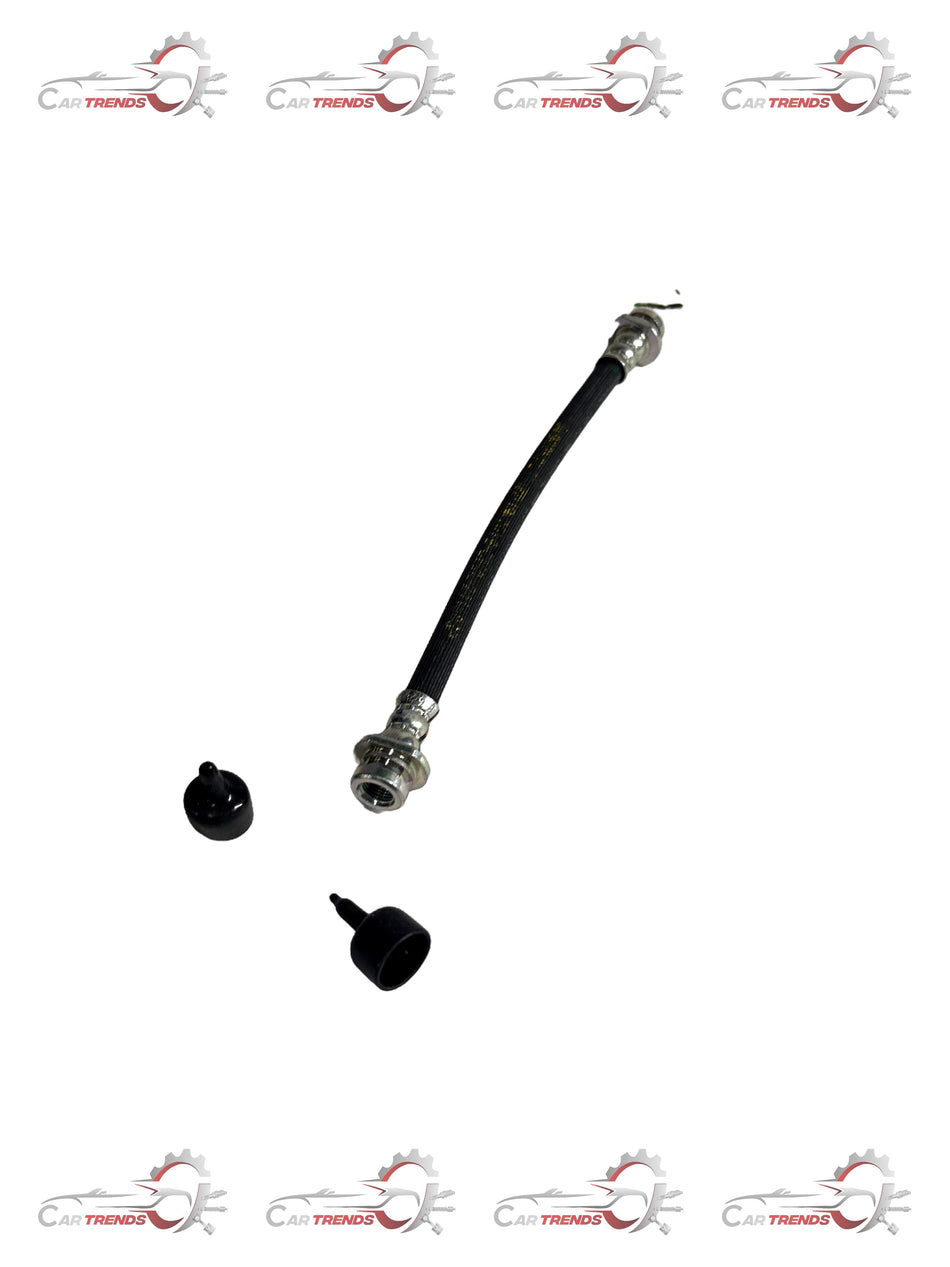 Rear brake hose assembly for Chevrolet Beat by General Motors, showing the flexible hose and fittings.