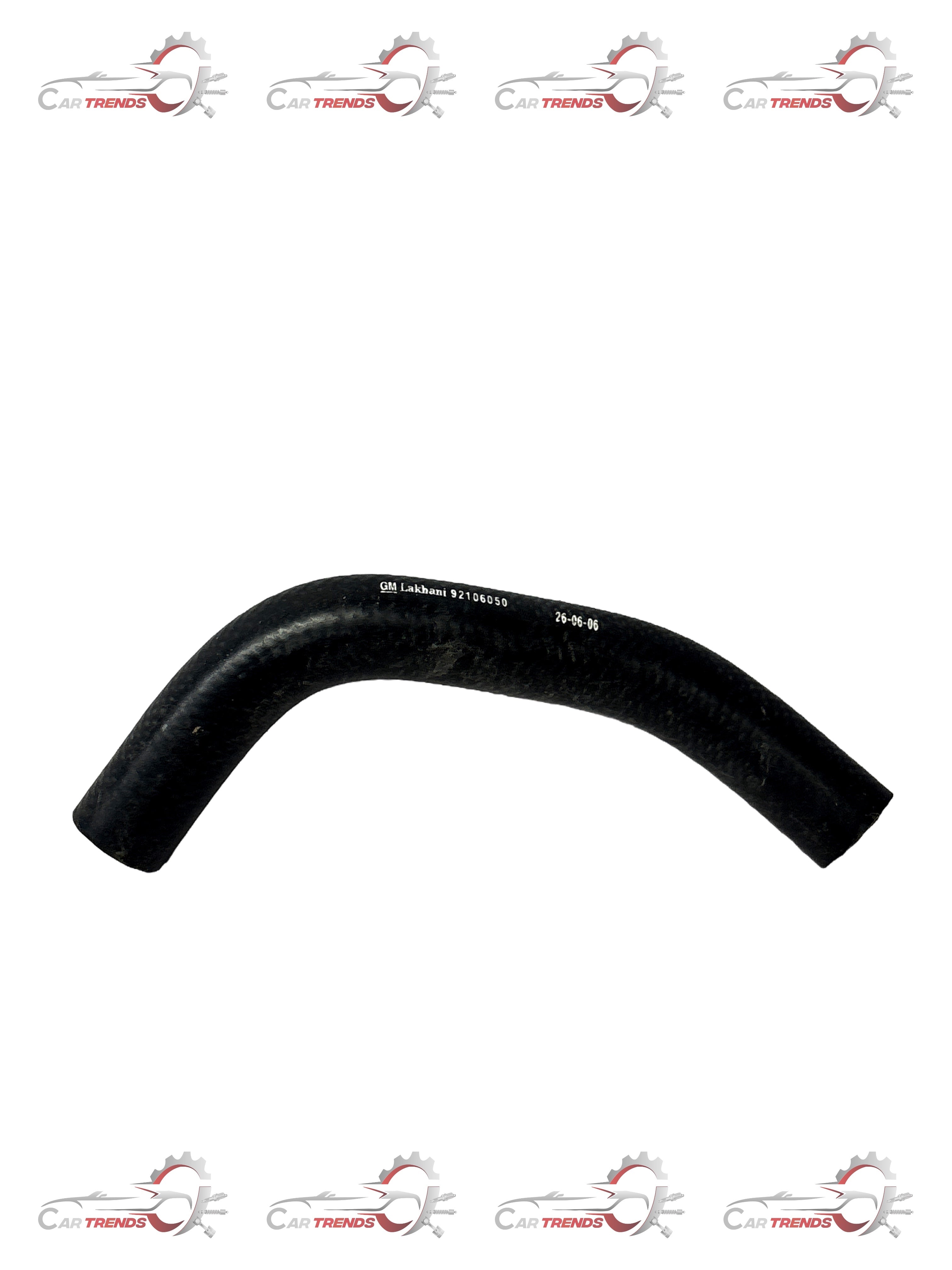 General Motors hose coolant recovery reservoir for Corsa S92106050, showing the black plastic coolant reservoir with attached hoses.