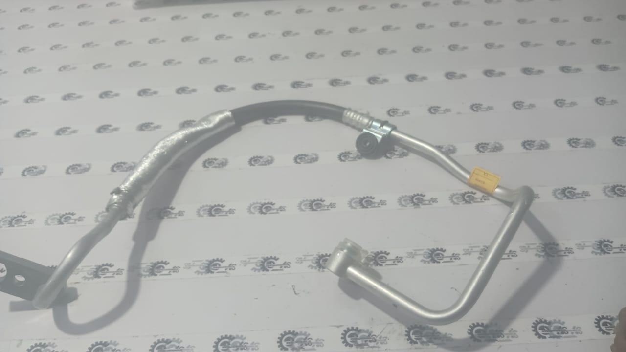 General Motors coolant hose for Aveo, model J96435887, showing the flexible rubber hose with metal connectors.