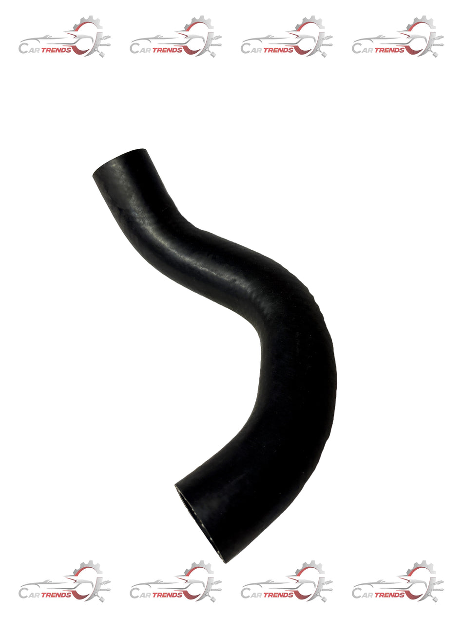 General Motors radiator hose for Opel Optra petrol engine, showing a flexible rubber hose with metal clamps.