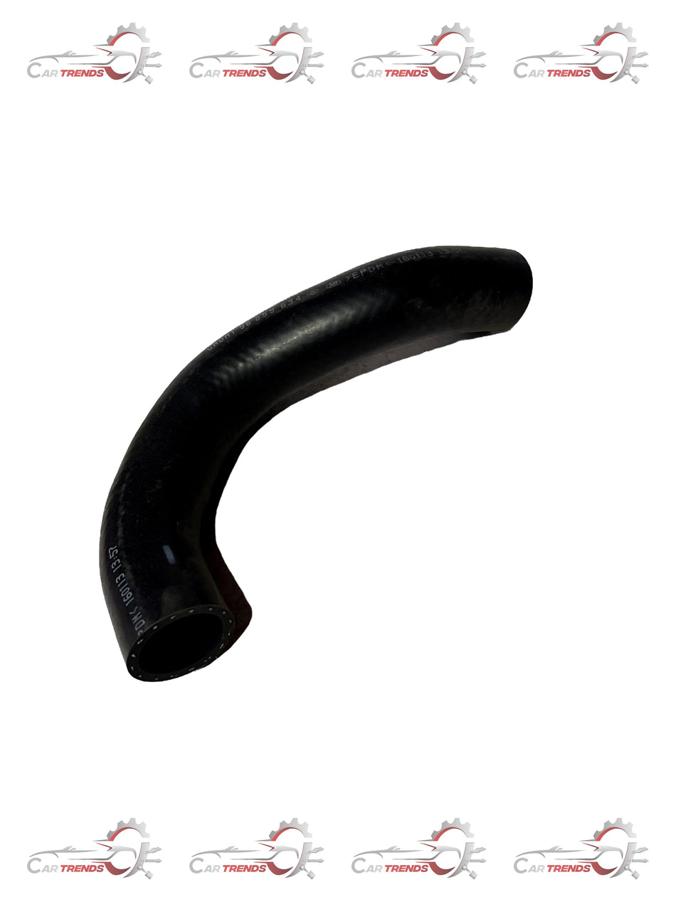 General Motors radiator hose for Opel Optra petrol engine, showing the flexible rubber pipe with clamps and fittings.