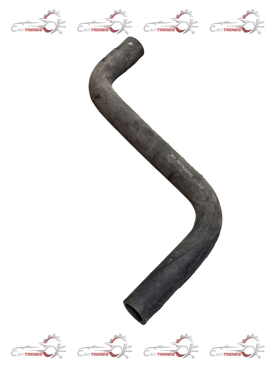 Lower radiator hose for Opel Optra petrol by General Motors, replacement part with durable rubber construction.