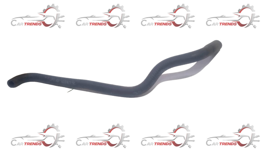 General Motors surge tank hose pipe for Aveo J96536615, automotive engine component, black rubber tube with connectors.