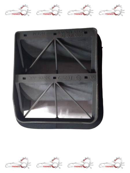 General Motors Insert A Vent for Aveo J96801068, close-up of black plastic vent cover with mounting clips.