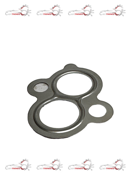 General Motors EGR adapter gasket for Optra engine, showing the metal gasket with sealing edges and mounting holes.