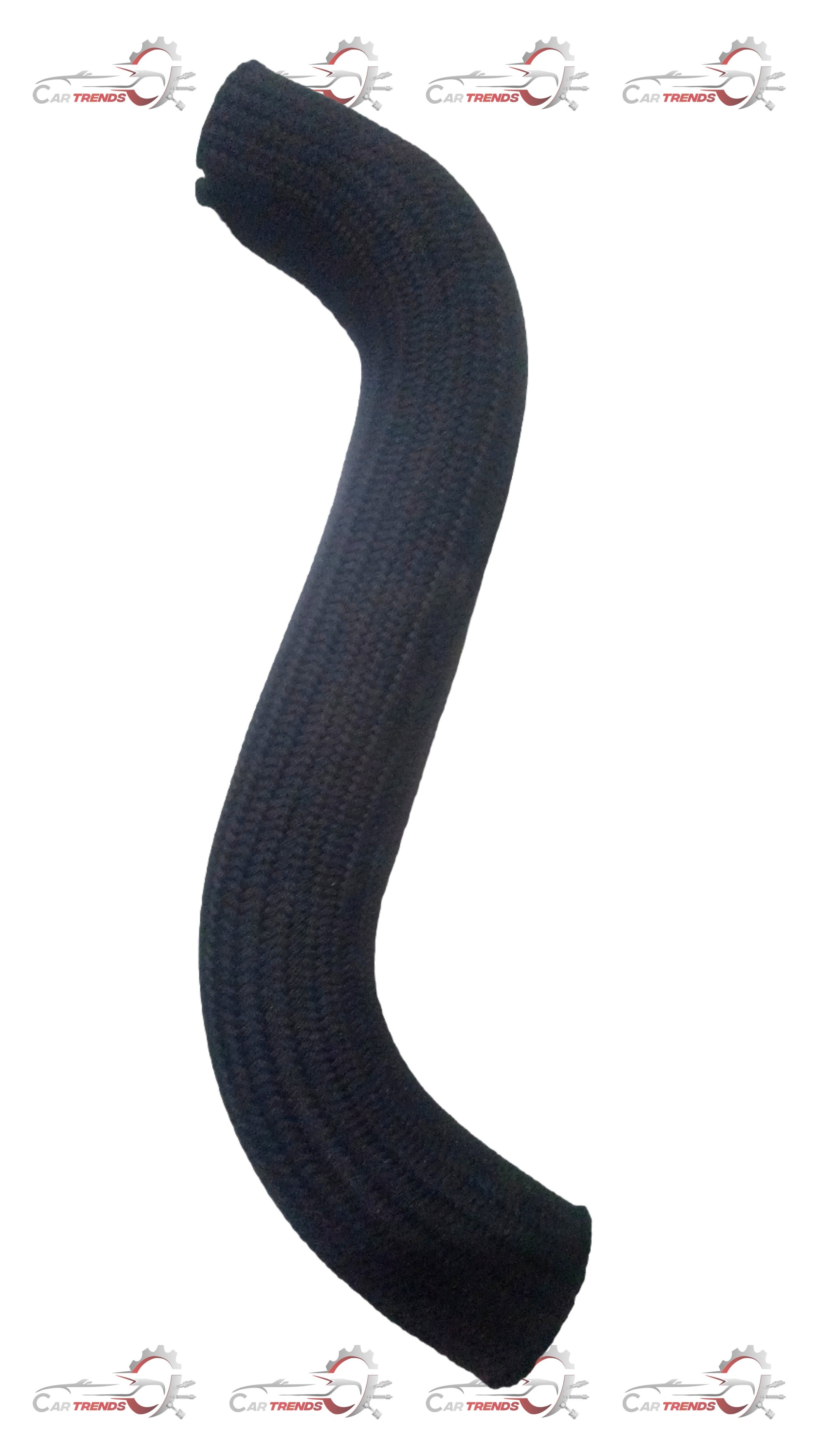 General Motors Inlet CAC Hose for Optra engine, black rubber hose with metal fittings, designed for optimal air intake performance.