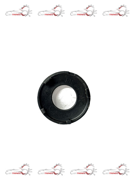 General Motors Spark left side window frame cover, automotive part, in black with visible mounting edges and textured surface.