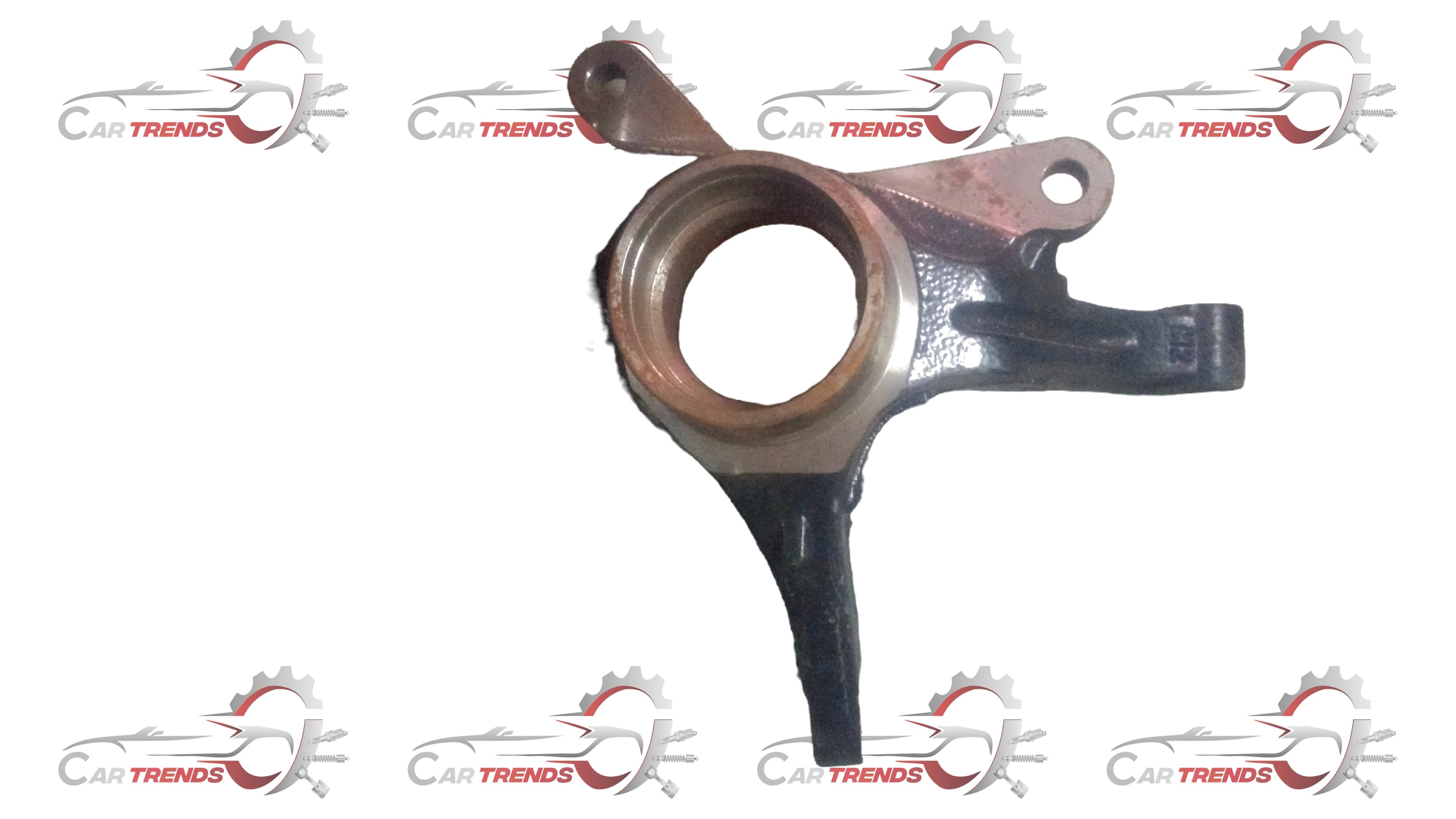 Front left knuckle steering component for Chevrolet Spark by General Motors, used in vehicle suspension and steering systems.