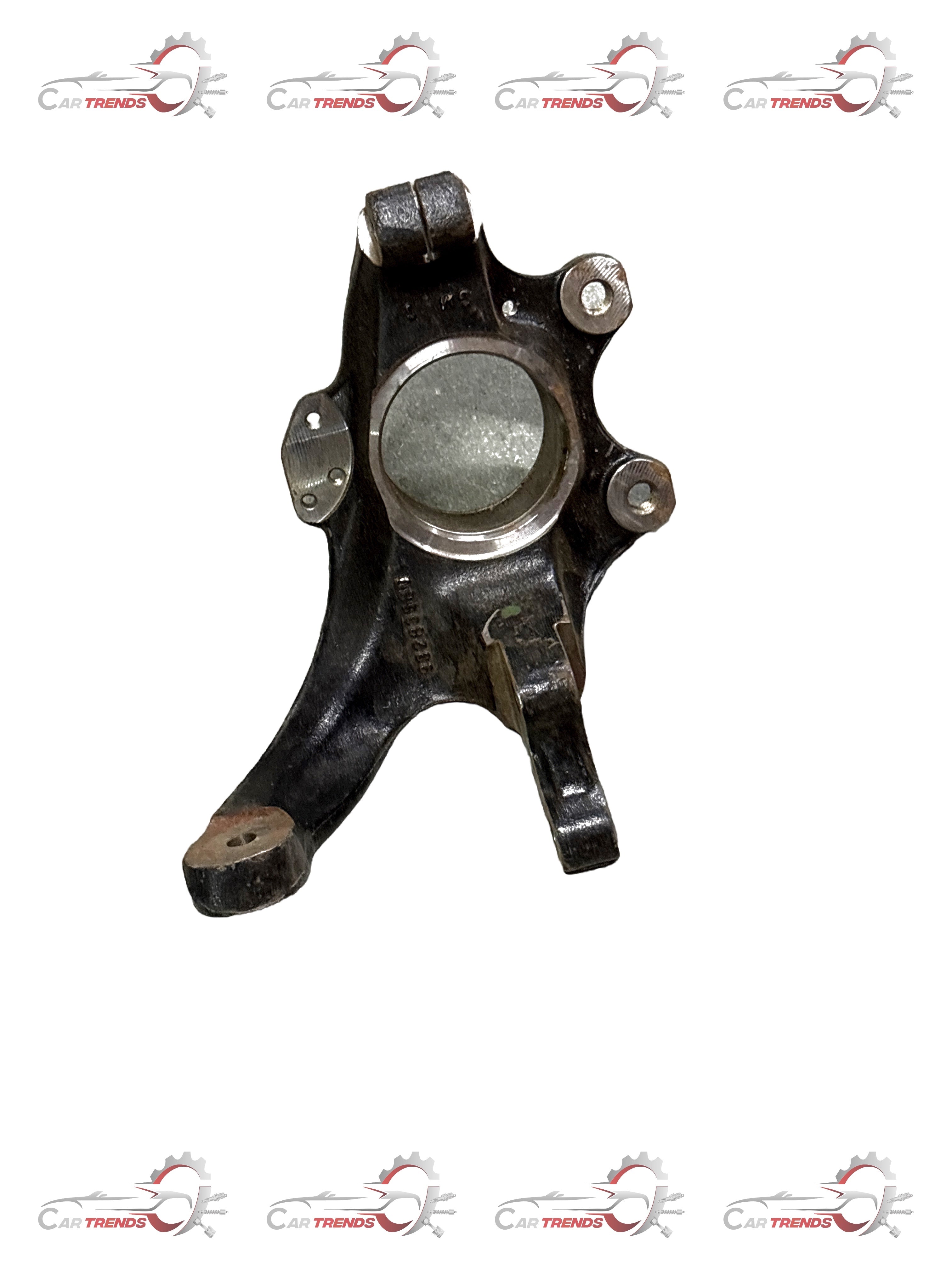 General Motors Corsa right-hand steering knuckle part S93283580, automotive suspension component, detailed image.