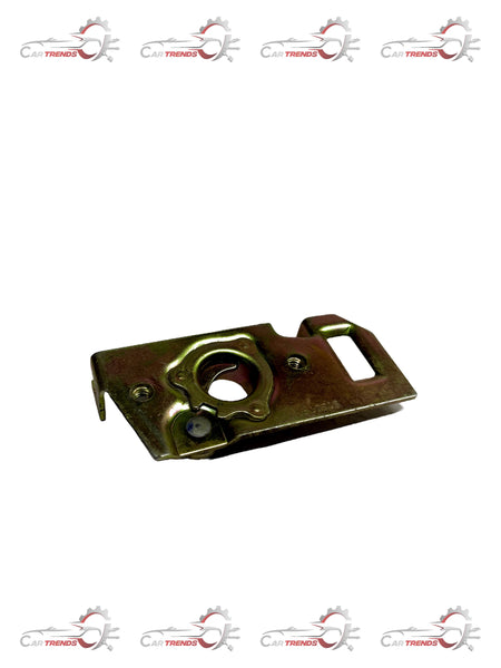 General Motors latch for hood on Aveo J990094L0, showing the metal latch mechanism and mounting points.