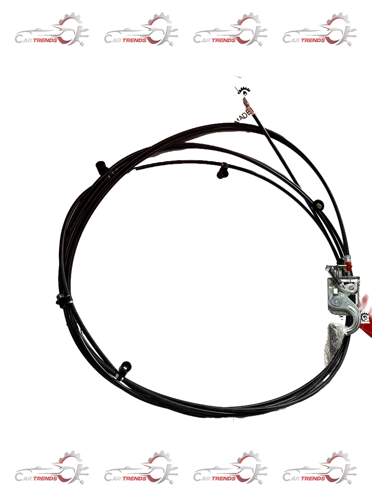 General Motors lever assembly for fuel tank drain release with cable, part number J28286715, shown in the image.