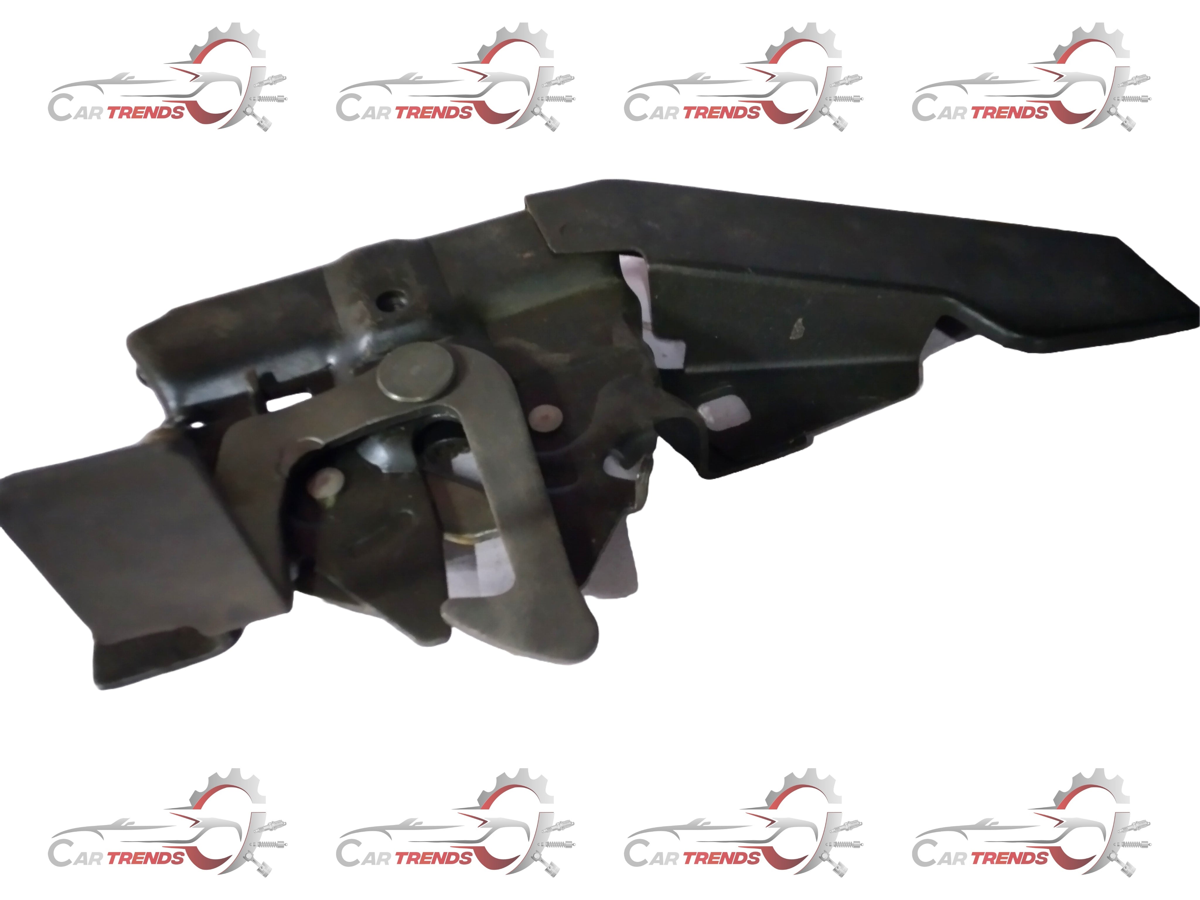 General Motors lock for Tavera hood, durable metal construction, designed for secure vehicle hood locking.