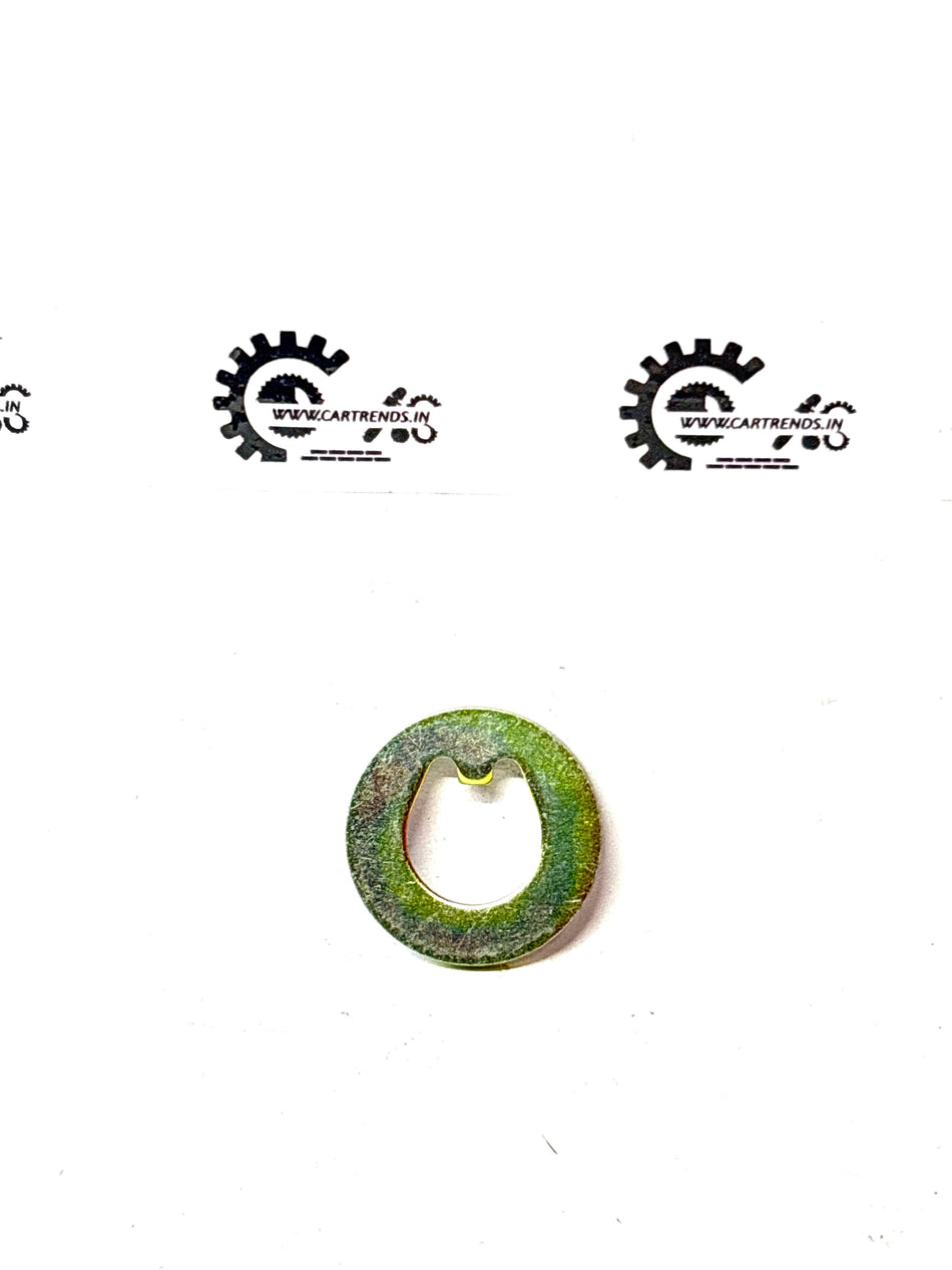 General Motors lock washer for Tavera T97596110, shown in a close-up image highlighting its metal design and fitment.
