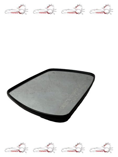 General Motors rear view mirror with reflective glass background plate, designed for vehicle safety and visibility.