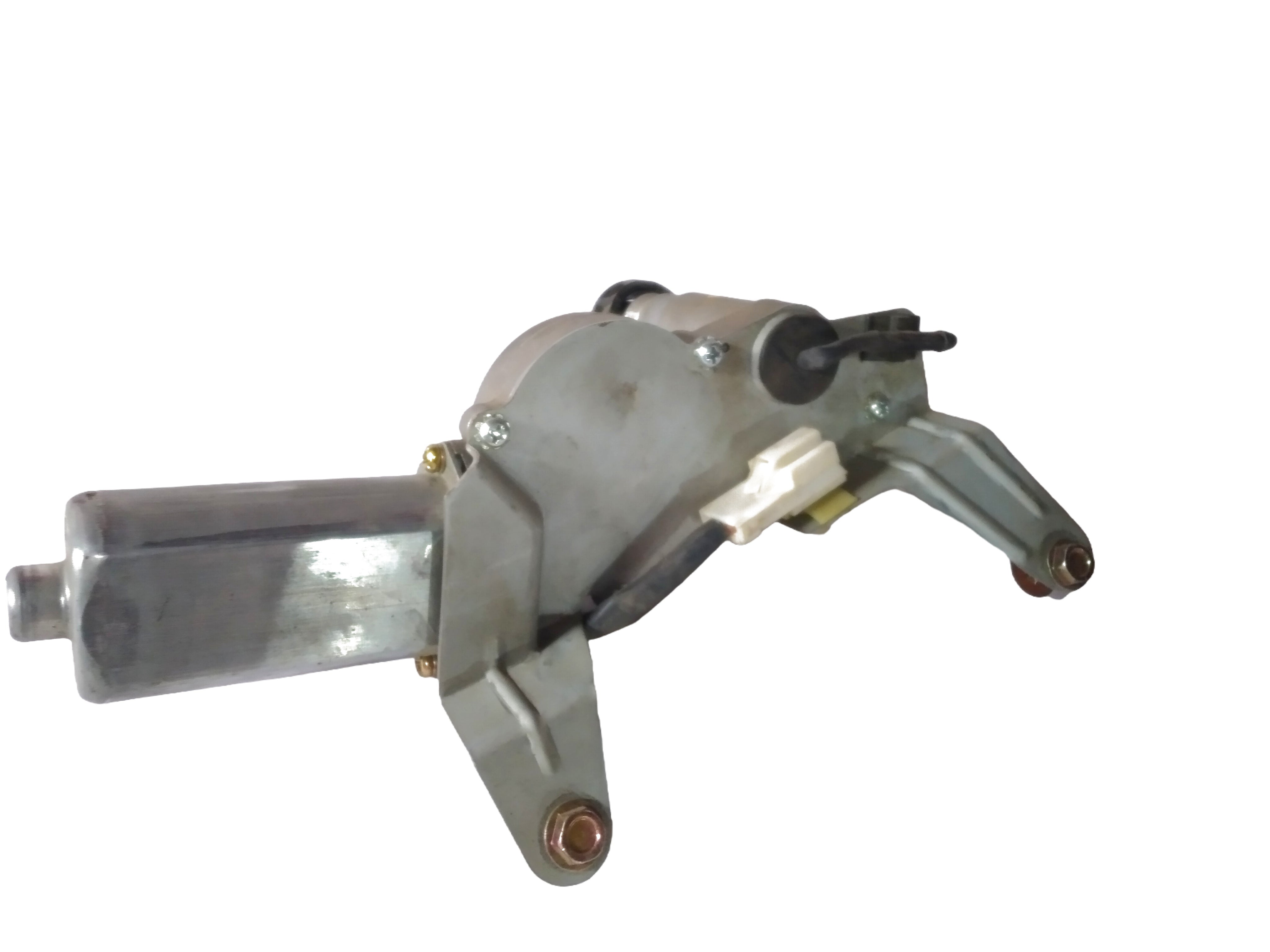Rear wiper for Chevrolet Aveo, brand General Motors, model J96543071, shown in black with mounting arm and blade.