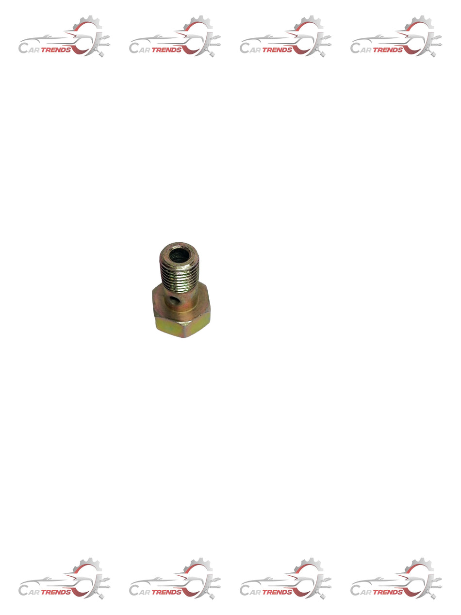Nipple vac pump oil for Tavera by General Motors, automotive maintenance part, close-up view of the pump component.