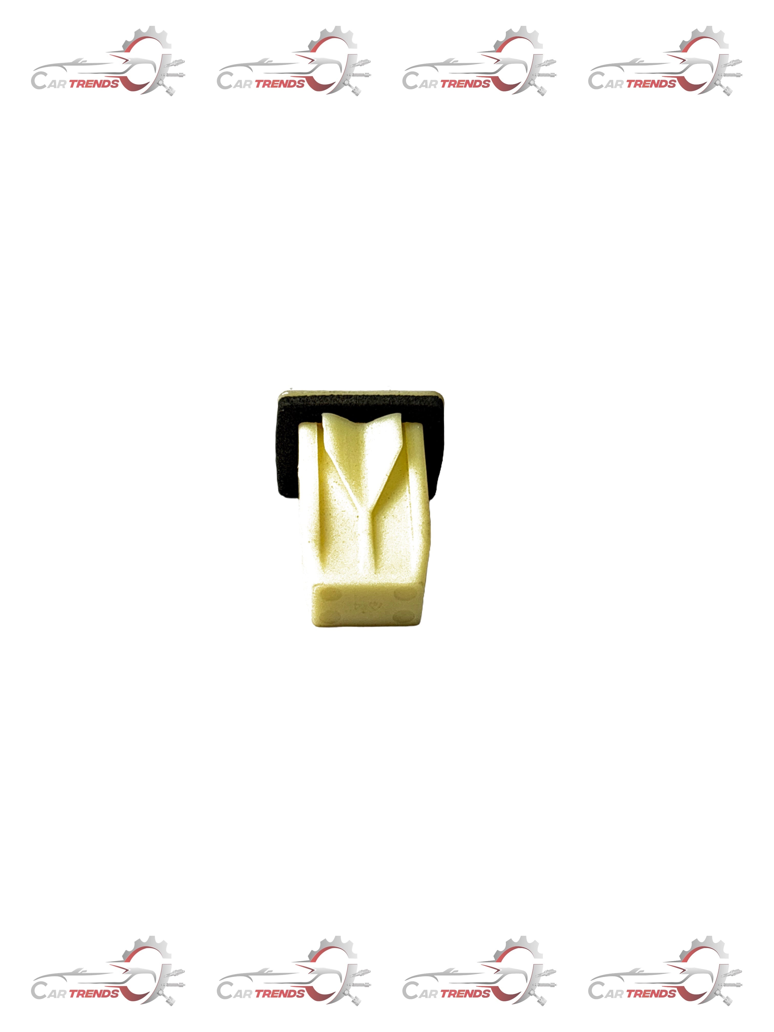 General Motors nut for Cruze J25704358 license plate, durable automotive part with a metallic finish.