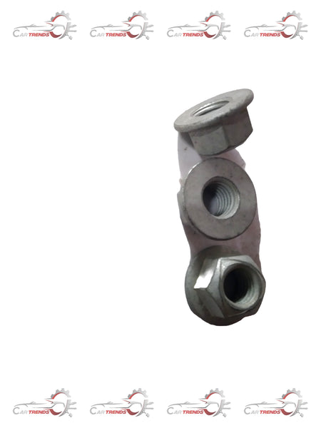Chevrolet Cruze nut stabilizer linkage by General Motors, showing a close-up of the metal component with mounting points.