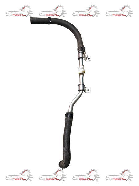 General Motors Optra petrol pipe A suction J96858727, automotive engine part with black rubber and metal fittings.