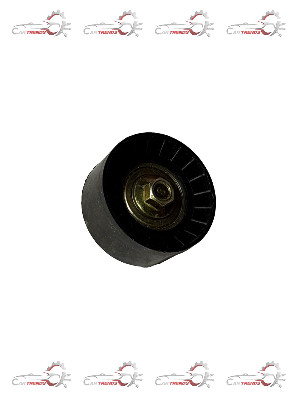 General Motors belt idler pulley for Optra petrol engine, J96350526, showing the pulley component with mounting details.