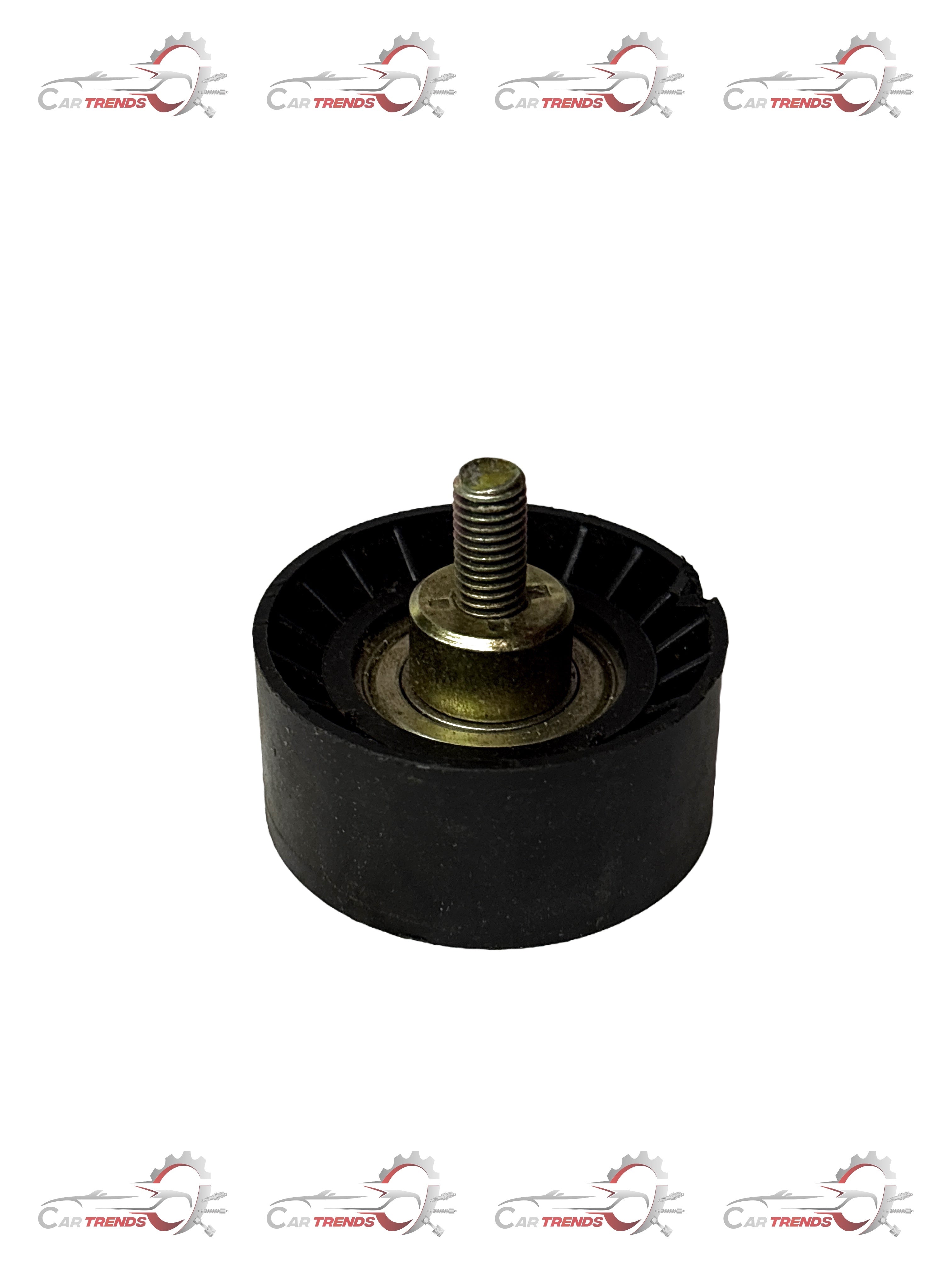 General Motors belt tensioner pulley for Optra petrol engine, J96350526, showing the durable metal pulley part.