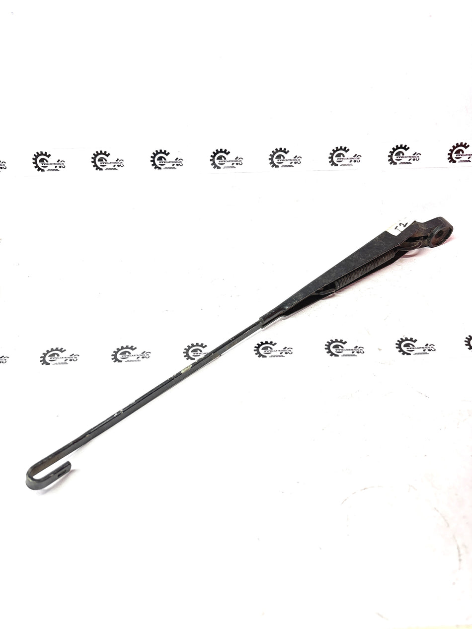 Rear wiper for Tavera 1st Gen by General Motors, front view showing the rubber blade and mounting attachment.