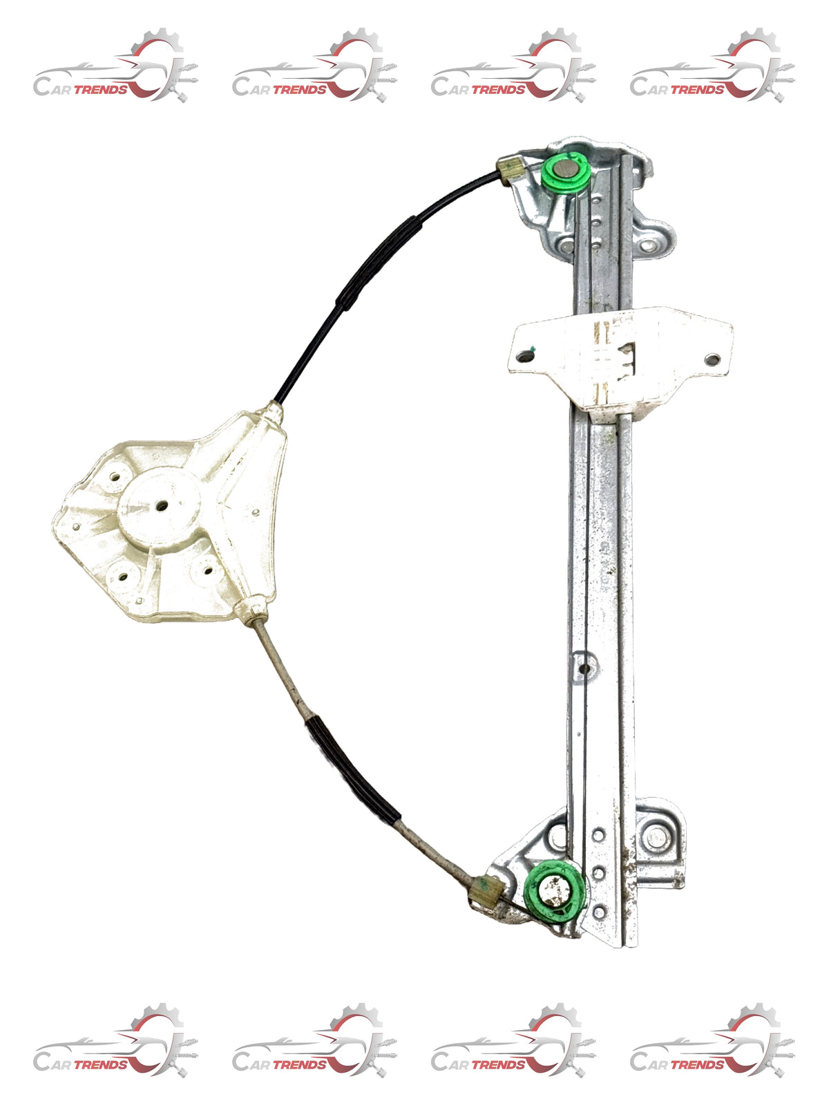 Front right driver side window regulator for Chevrolet Spark, genuine General Motors part J28285800.