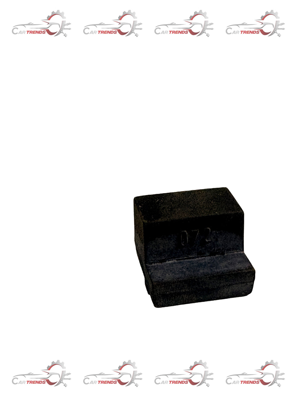 Rubber seal for Chevrolet Tavera, designed by General Motors, shown in black with a curved shape for vehicle sealing.