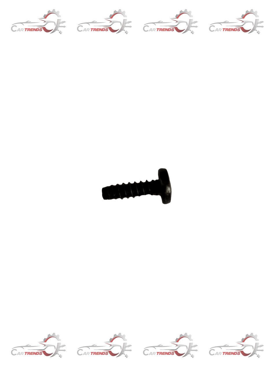 General Motors Chevrolet Tavera screw center console fixing, close-up of the black plastic part for vehicle interior repair.