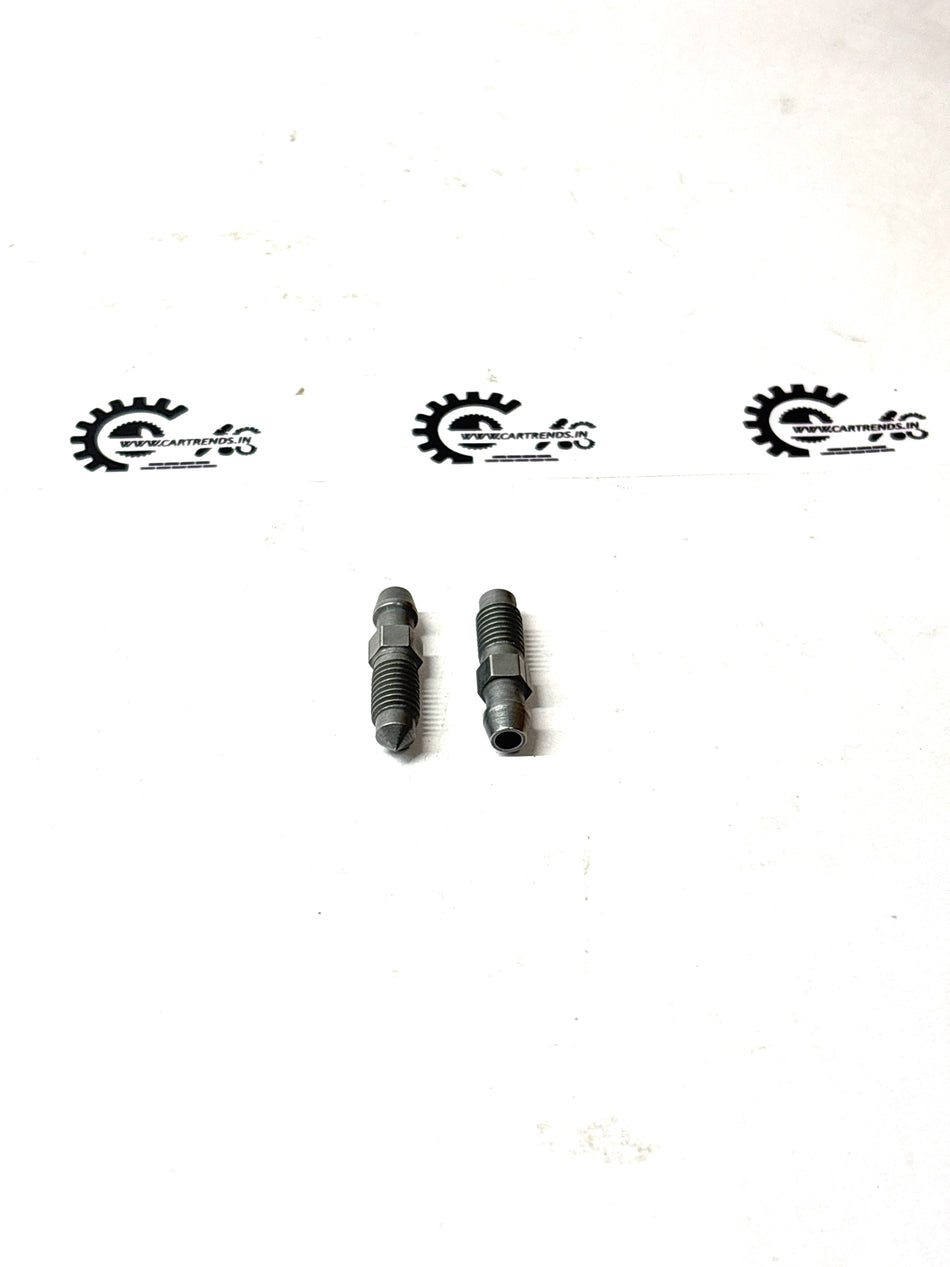 General Motors screw valve bleeder M7 for Astra vehicle, showing the metal valve component with threading and opening.