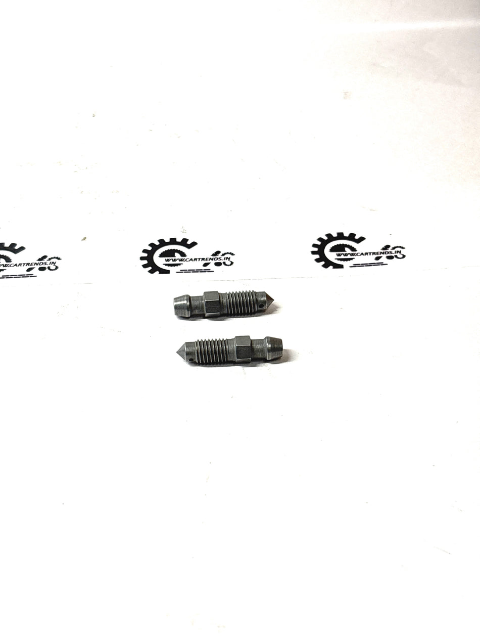 General Motors screw valve bleeder M7 for Astra vehicle, showing the metal valve with threaded design and rubber seal.