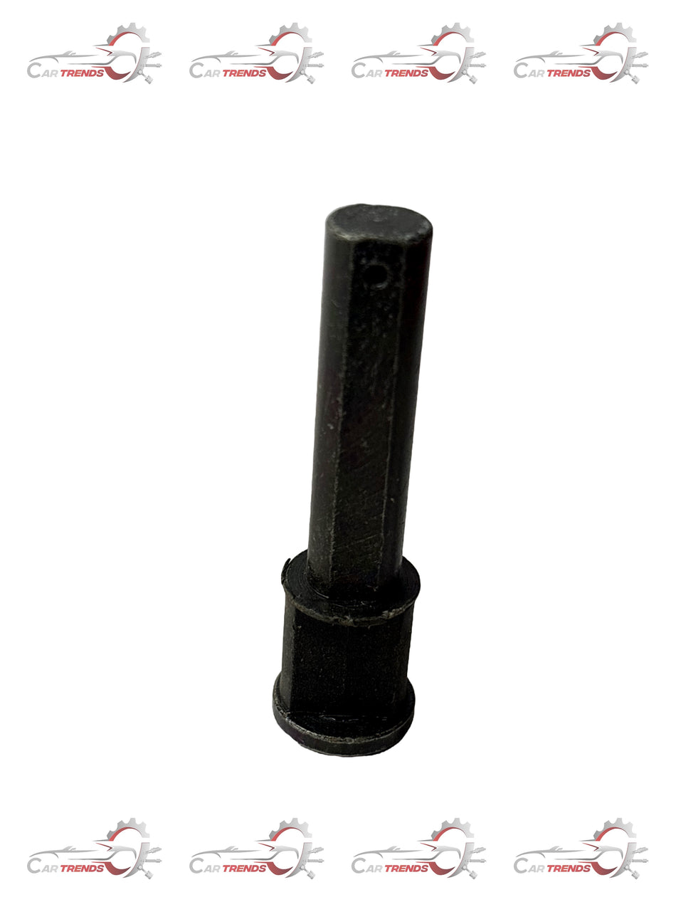 Complete right-side second seat assembly for Tavera by General Motors, shown in black fabric with mounting hardware.