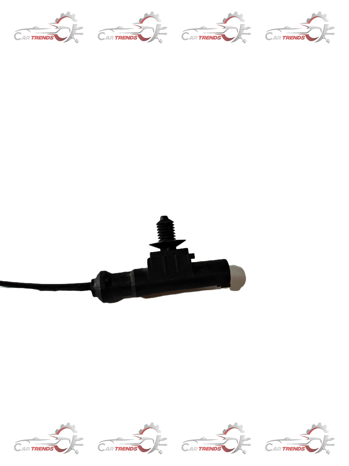 General Motors rear wheel speed sensor assembly for vehicle, showing the sensor component with wiring and mounting hardware.