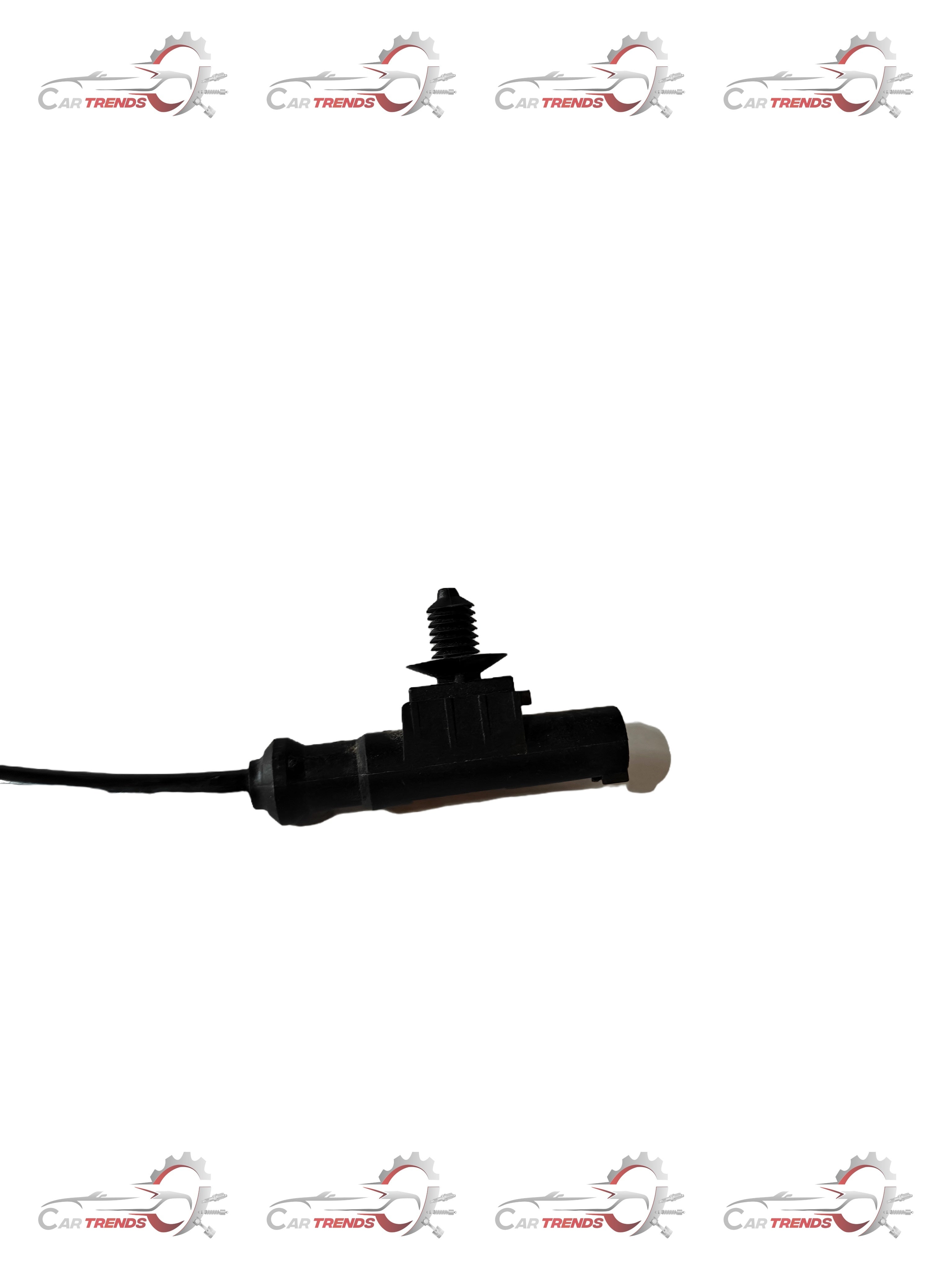 General Motors rear wheel speed sensor assembly for vehicle, showing the sensor component with wiring and mounting hardware.