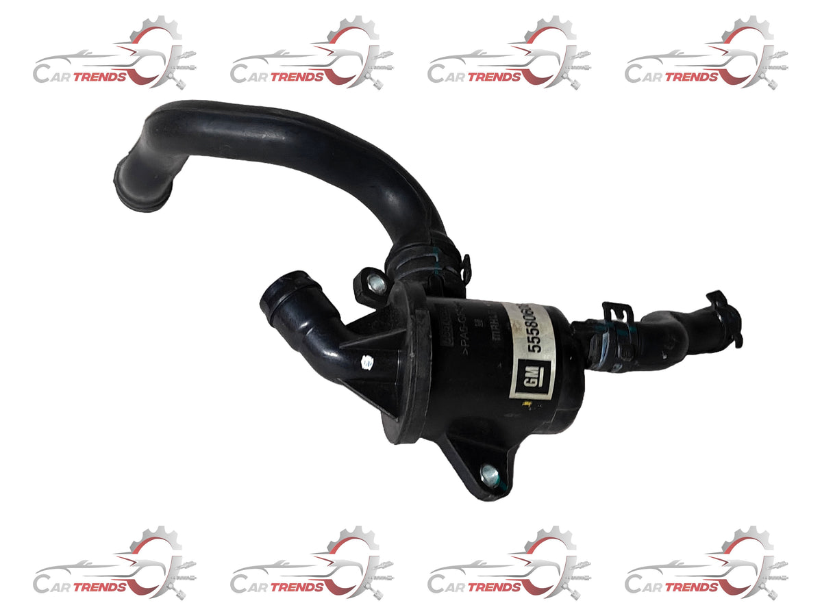 General Motors PCV oil separator assembly, part J55580608, designed for engine ventilation and oil separation in vehicles.