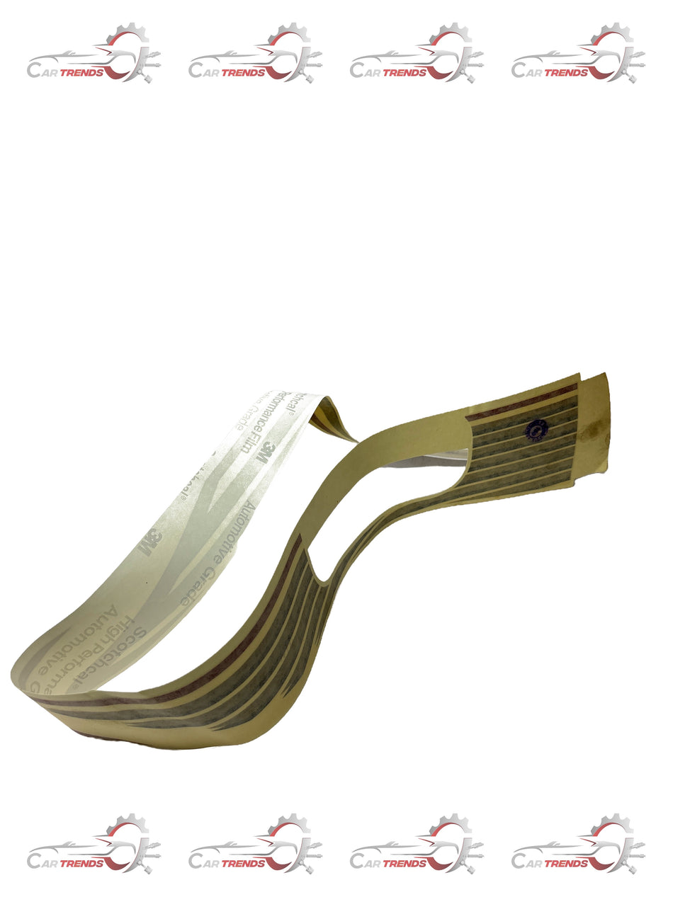 General Motors Tavera body graphics set with LH side decal, featuring bold design for vehicle customization.