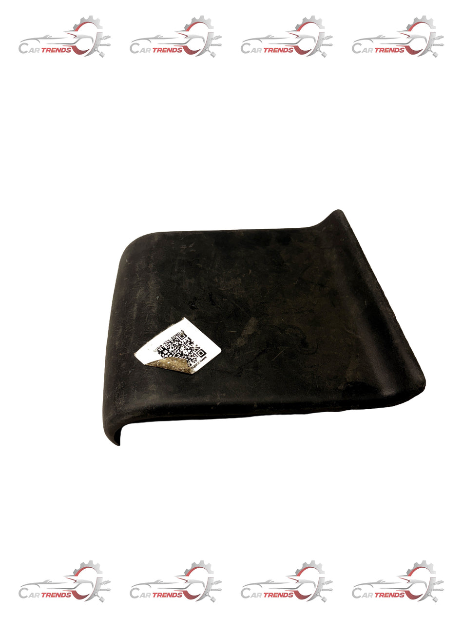 RH side cover step for Tavera by General Motors, vehicle exterior part in black with textured finish.