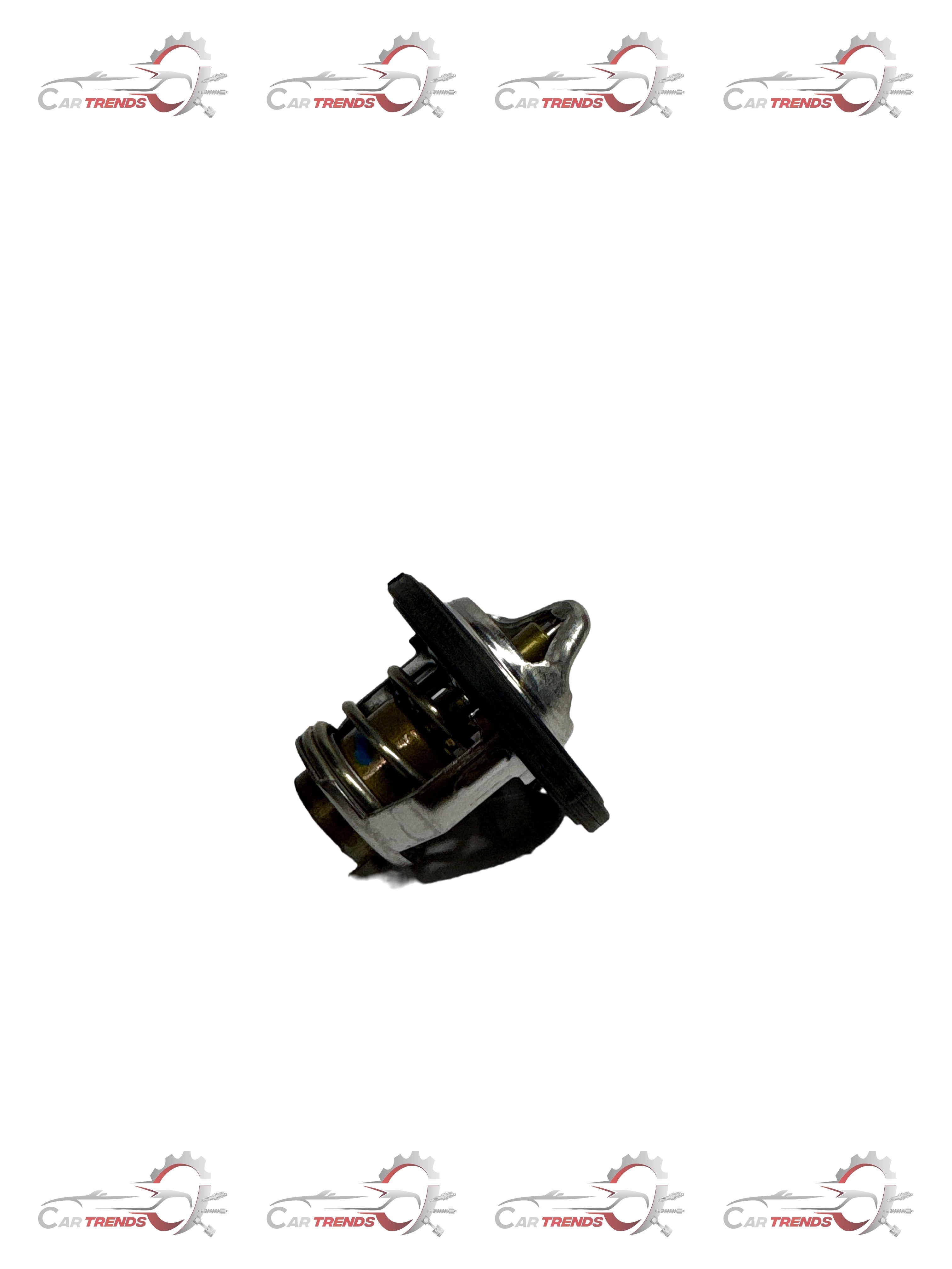 General Motors AVEO thermostat J96610574, automotive engine temperature control part, shown in a close-up image.